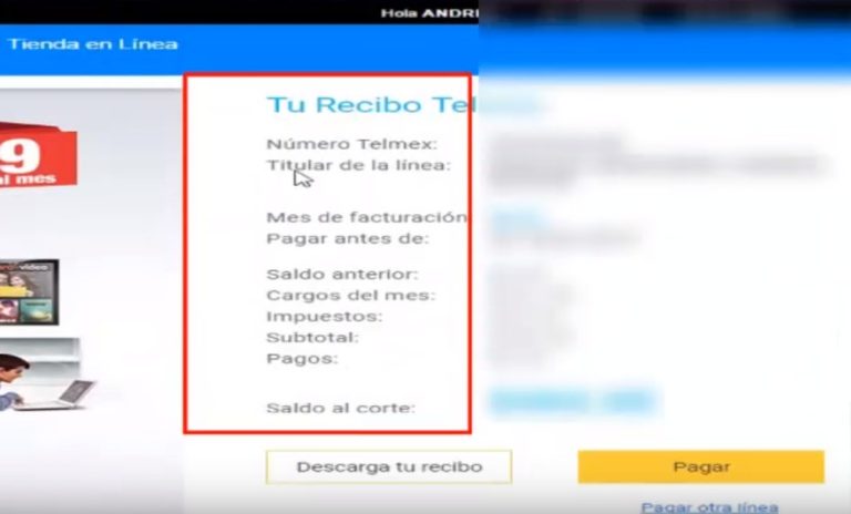 Como Imprimir Y Descargar Mi Recibo Telmex 【 2023 】| Consultar-Imprimir